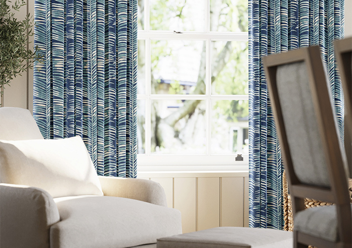 Melody Velvet, Blue Lagoon - Made to Measure Curtains - Image 5